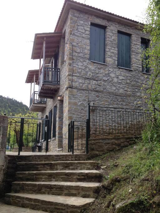 Δάφνη 1933, Λιθόχτιστο Αρχοντικό Στο Βουνό Villa Ano Chora Buitenkant foto
